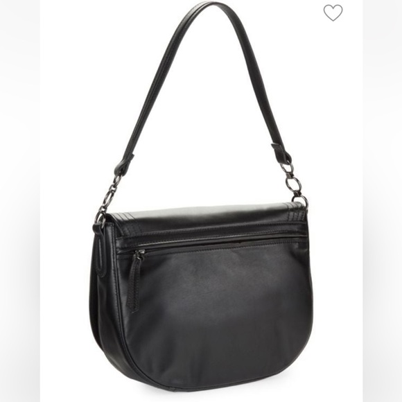 Longchamp Bags Longchamp Cavalcade Large Black Leather Shoulder Bag